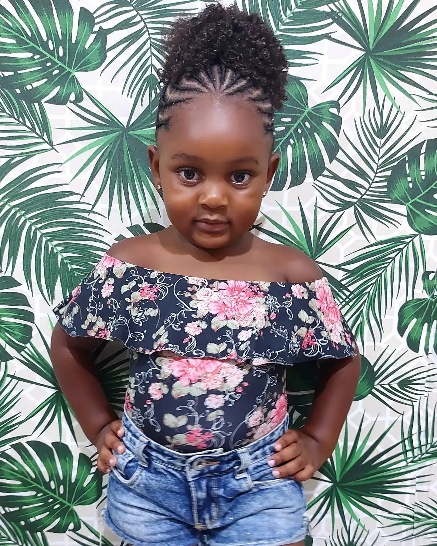 Mini Braided Crown Puff
