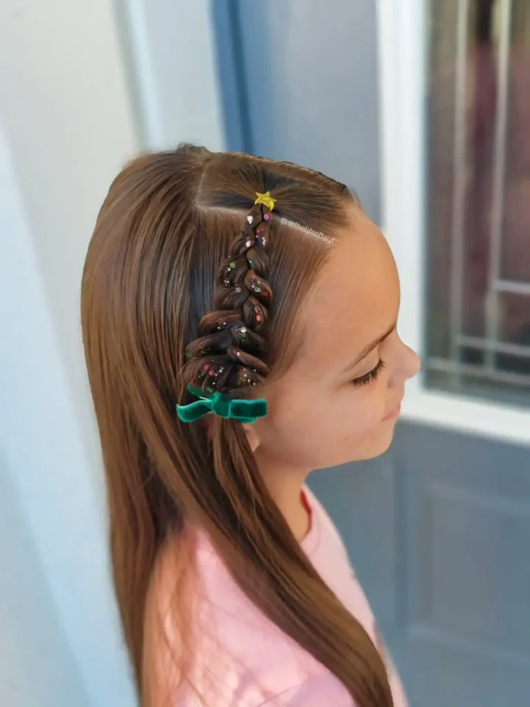 Mini Christmas Tree Braid
