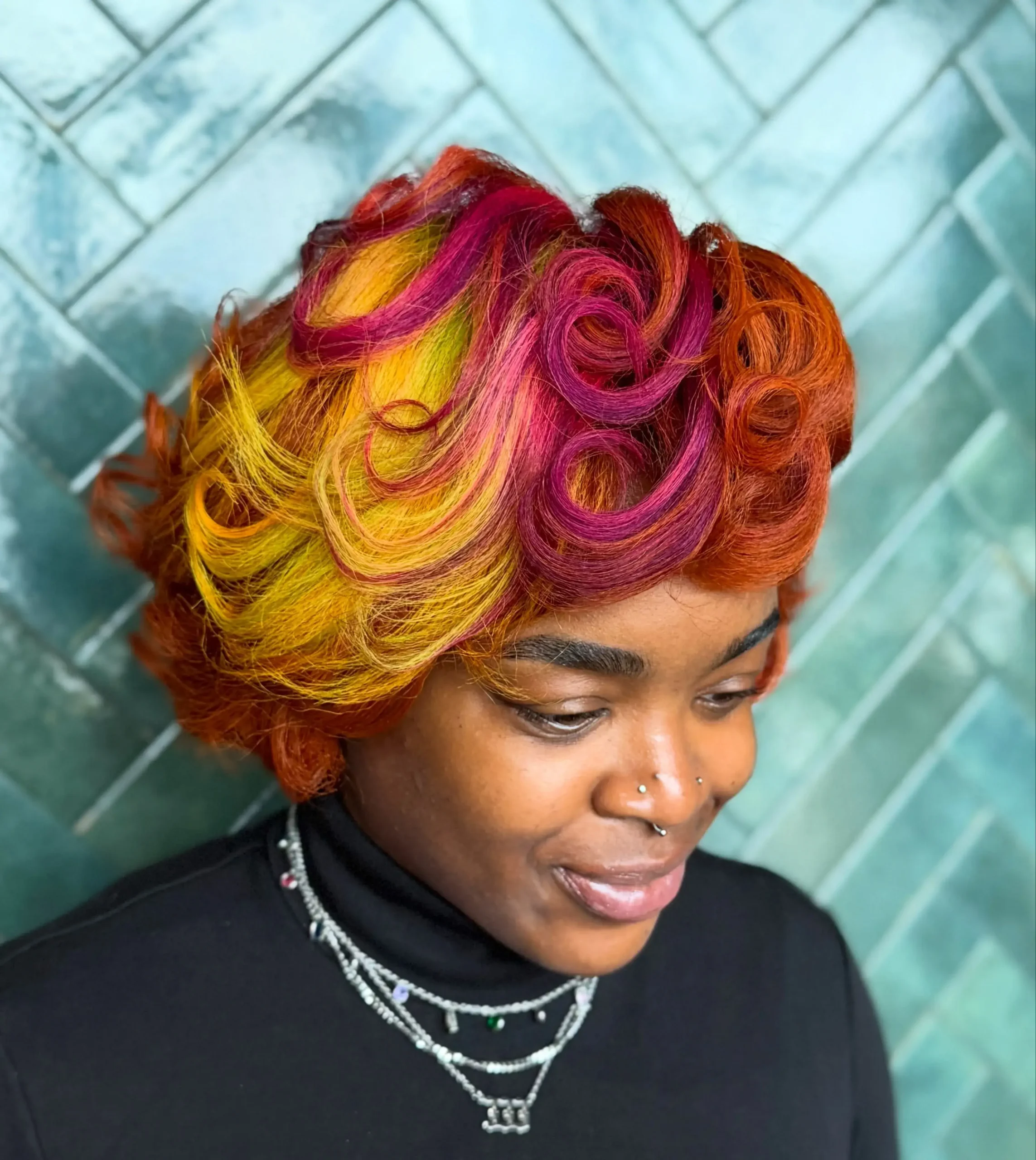 Multicolor Swirled Copper Pixie