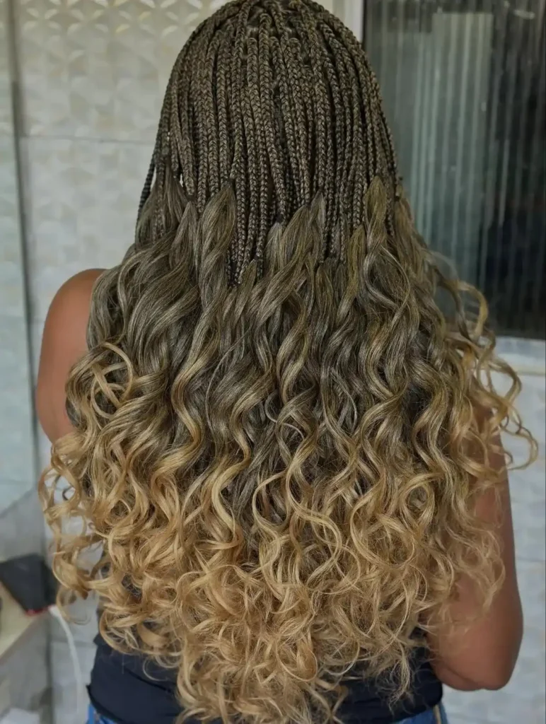 Ombre Curl Blend Braids