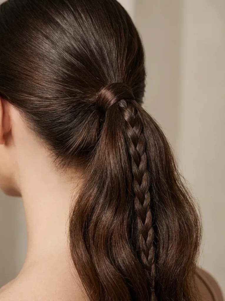 Peekaboo Braid Pony