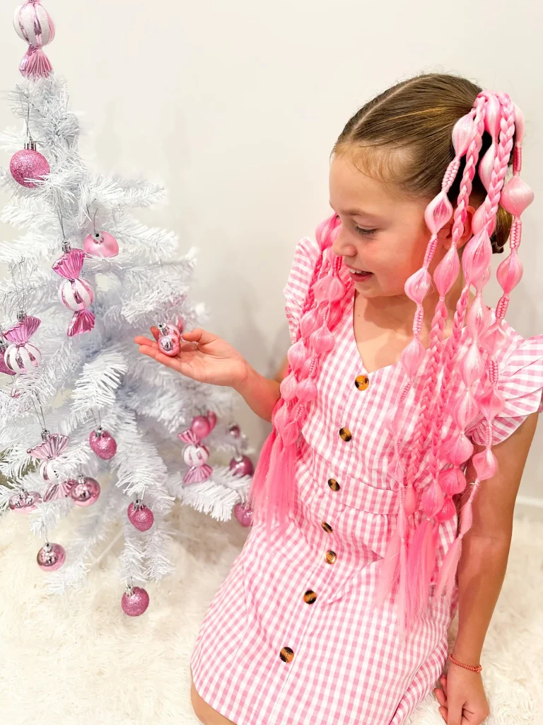 Pink Candy Twist Braids
