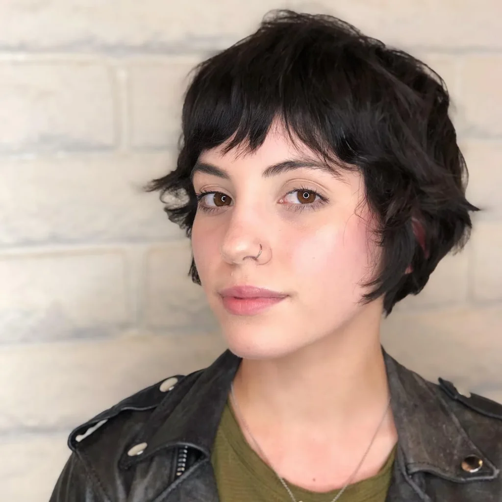 Pixie Choppy Bob Fringe