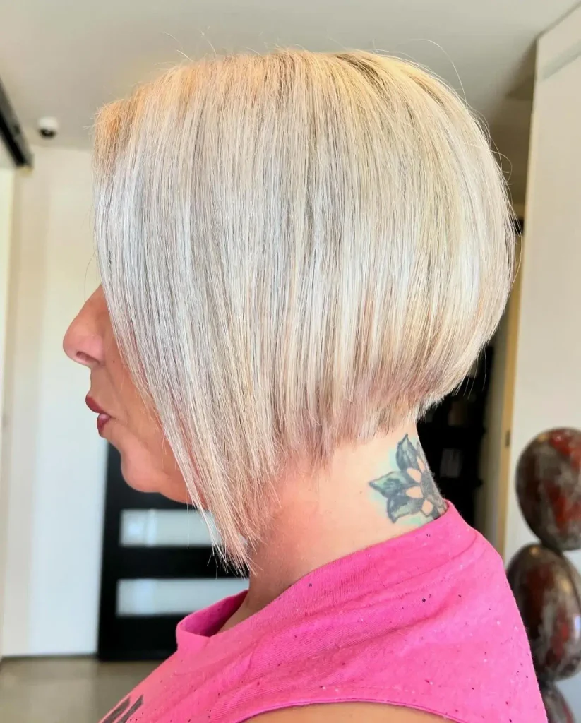 Platinum Inverted Stacked Bob