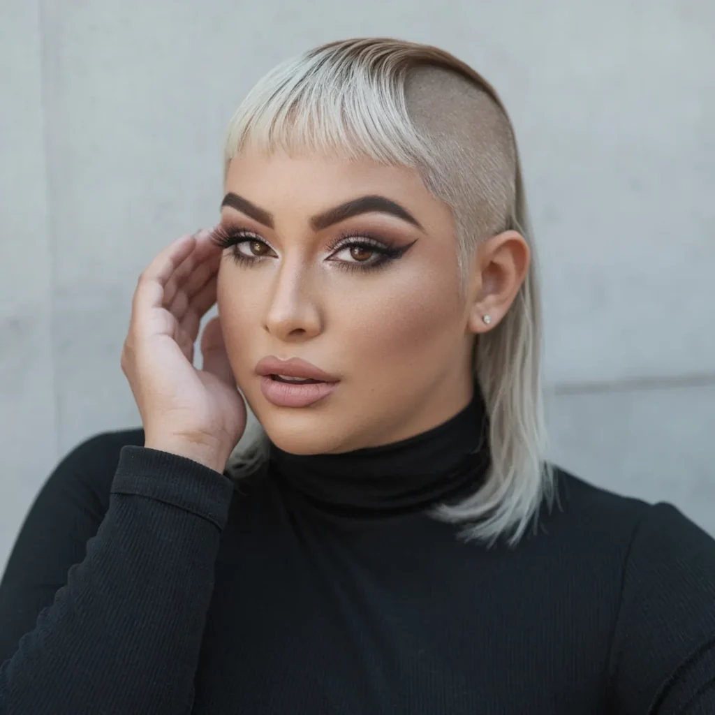 Platinum Micro Fringe Undercut