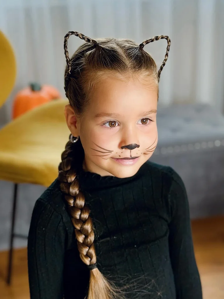Playful Cat Ear Braid