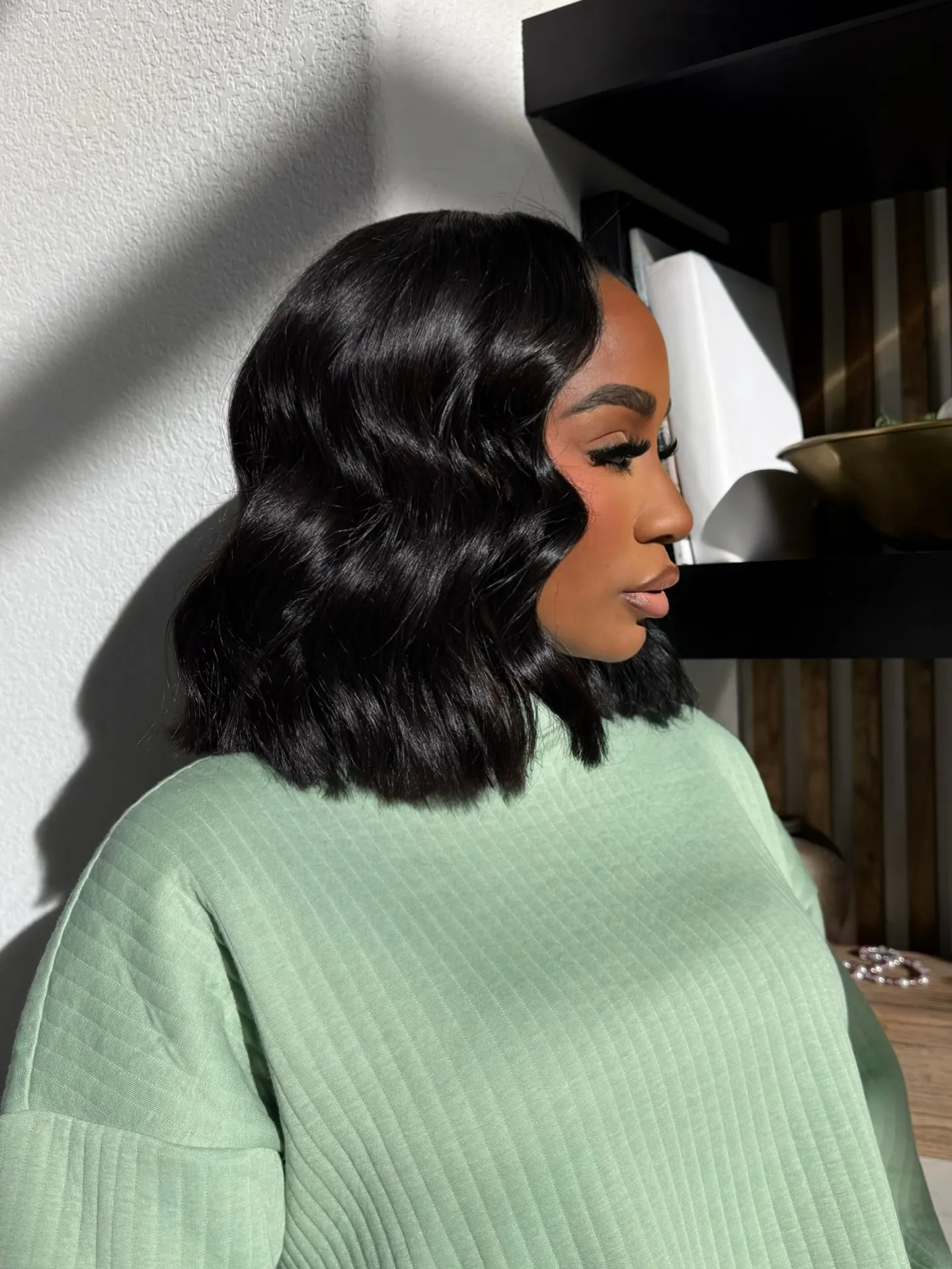 Polished Silky Midi Waves