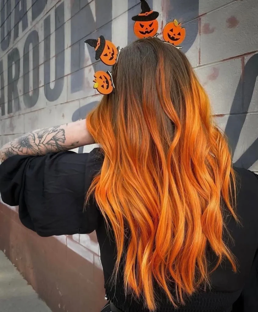 Pumpkin Clip Copper Waves