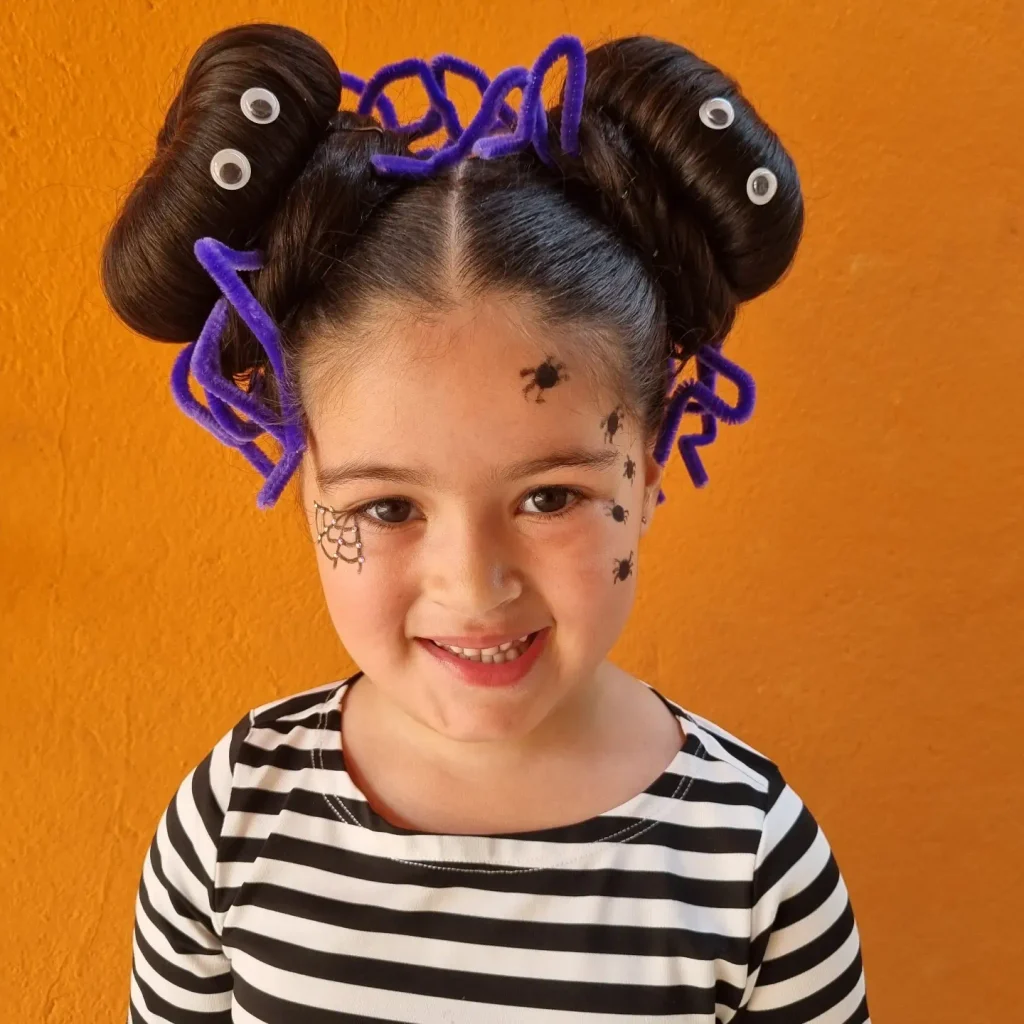 Purple Monster Space Buns