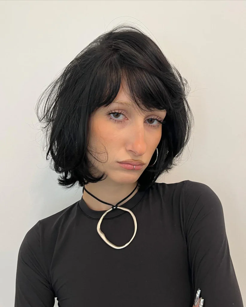 Raven Soft Shaggy Bob