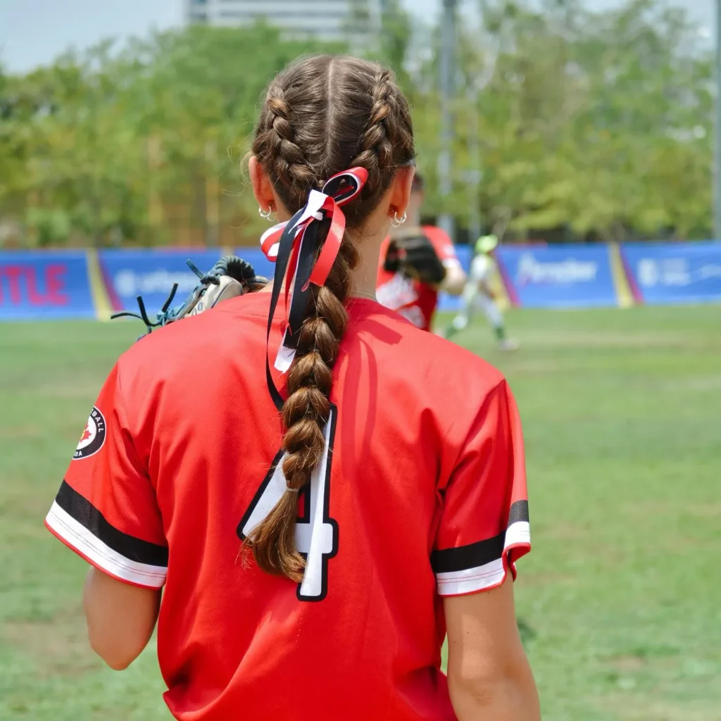 Ribbon Braided Ponytail Style