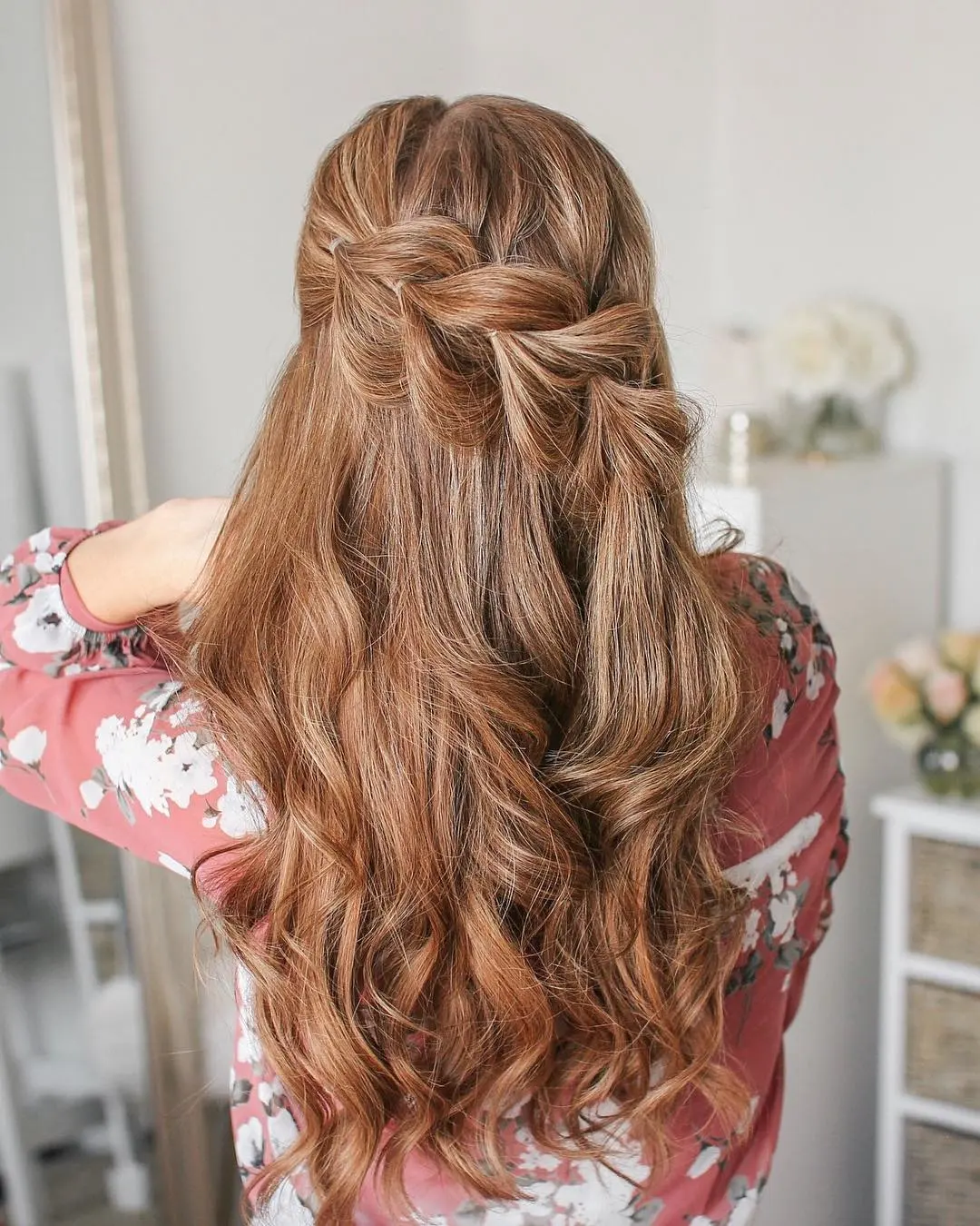Romantic Bow Half Up