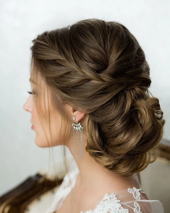 Romantic Swirled Chignon