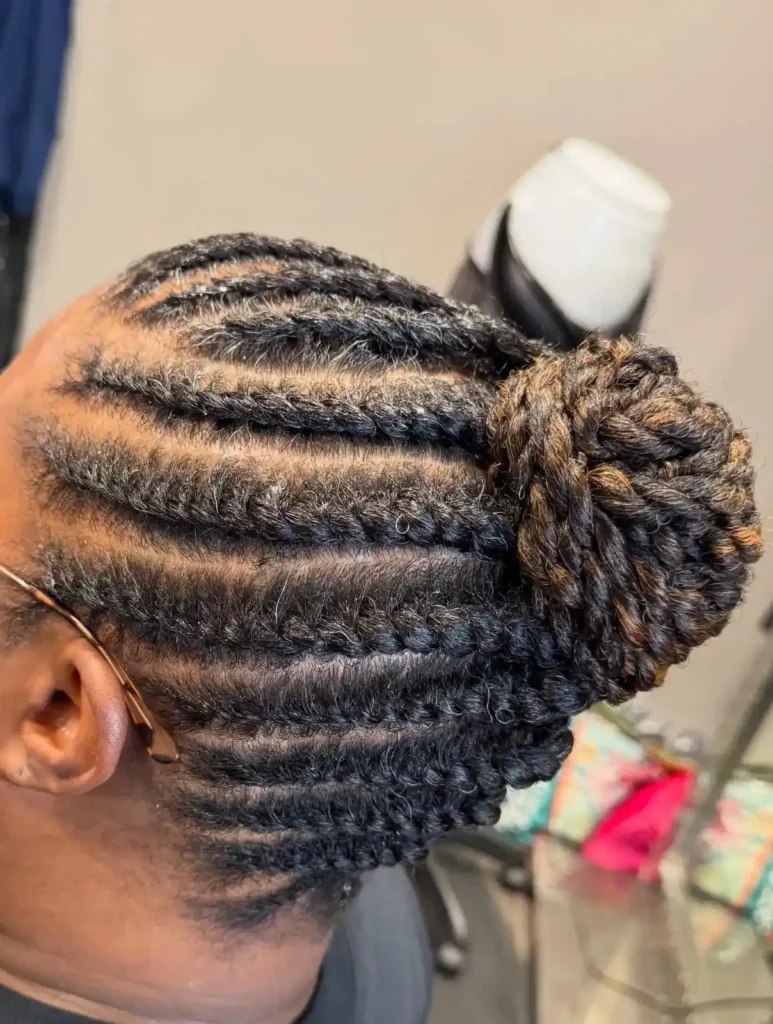 Rope Twist Low Bun