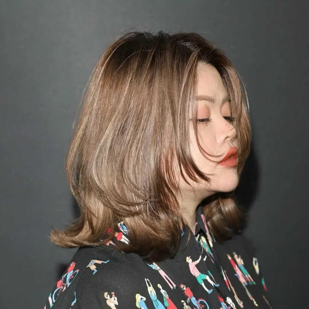 Rounded Cocoa Kitty Hairstyle Shape