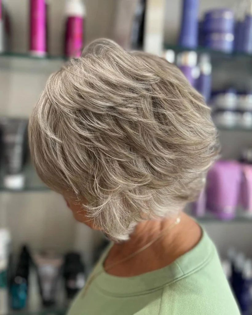 Rounded Flicked Bob