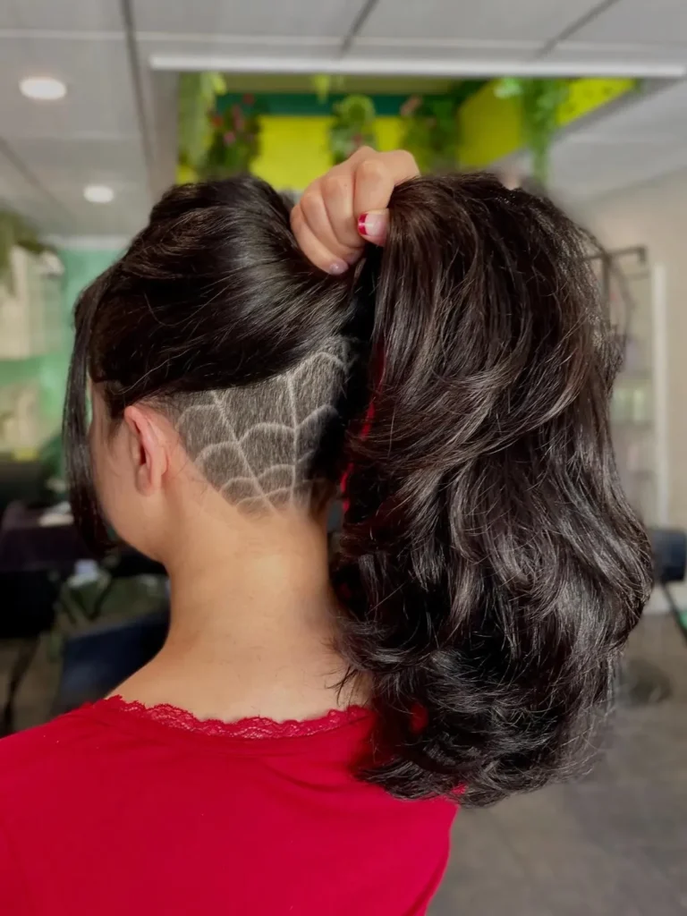Scallop Pattern Pony Undercut