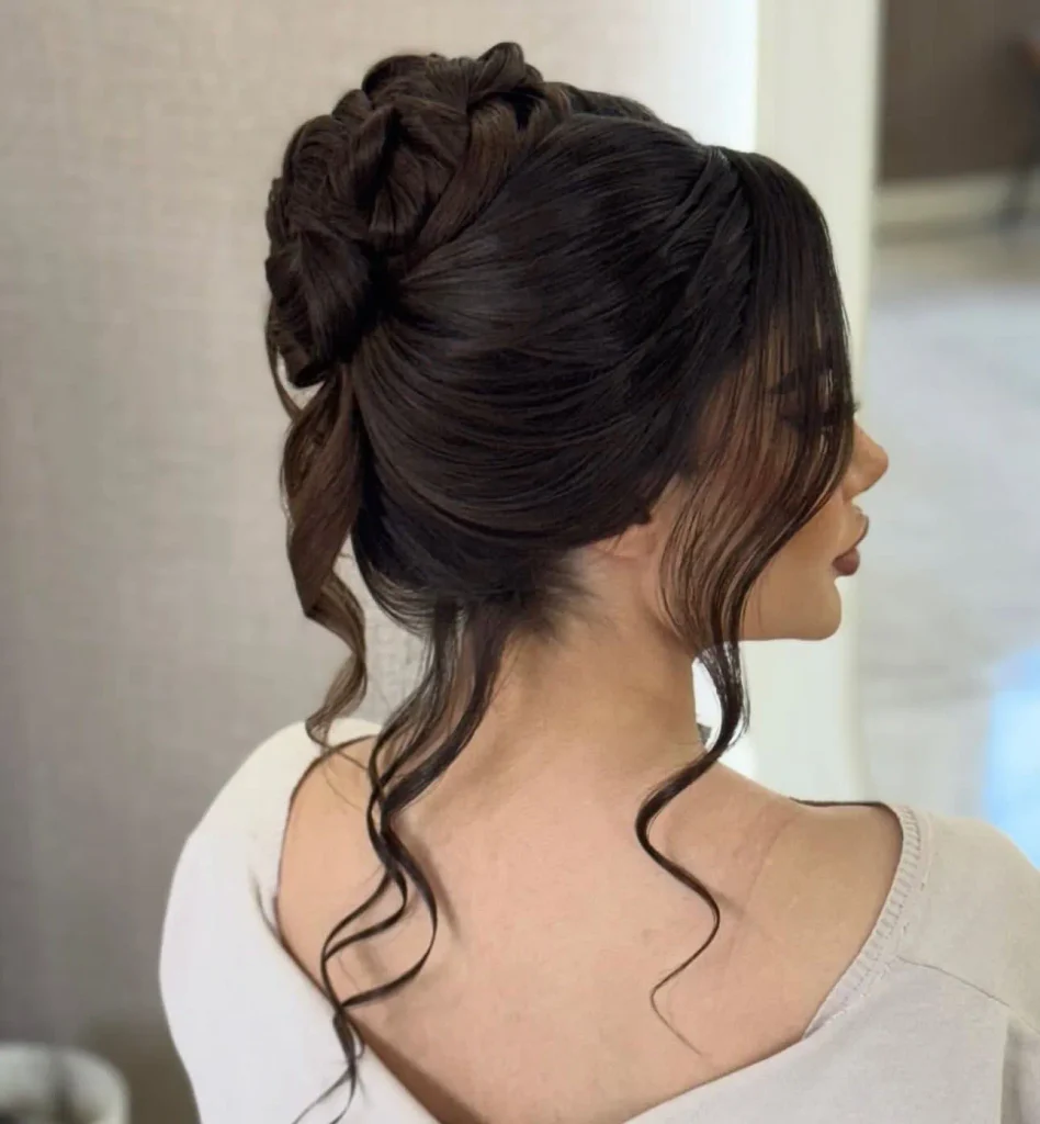 Sculpted Floral Updo