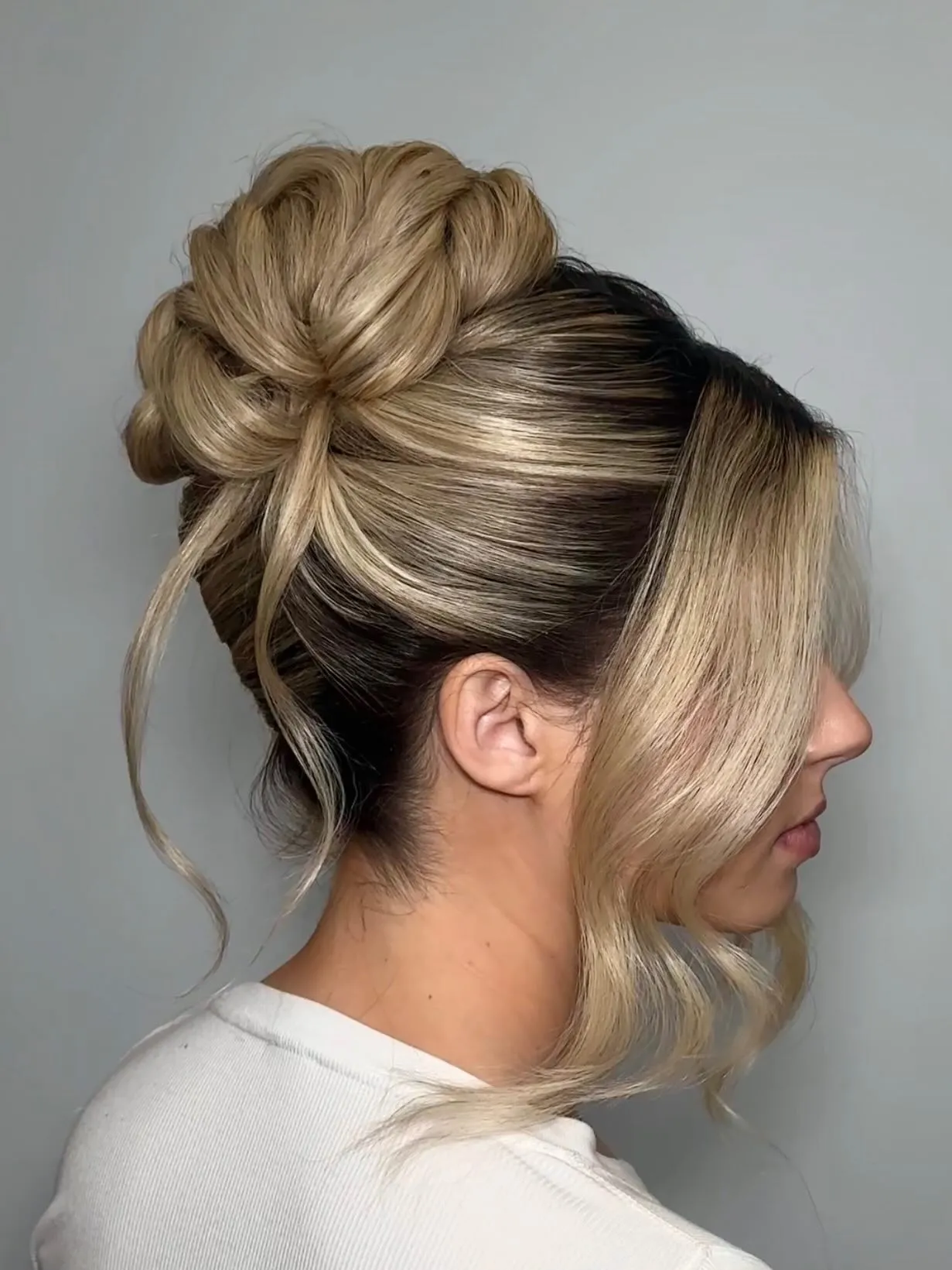 Sculpted Ribbon Knot Updos