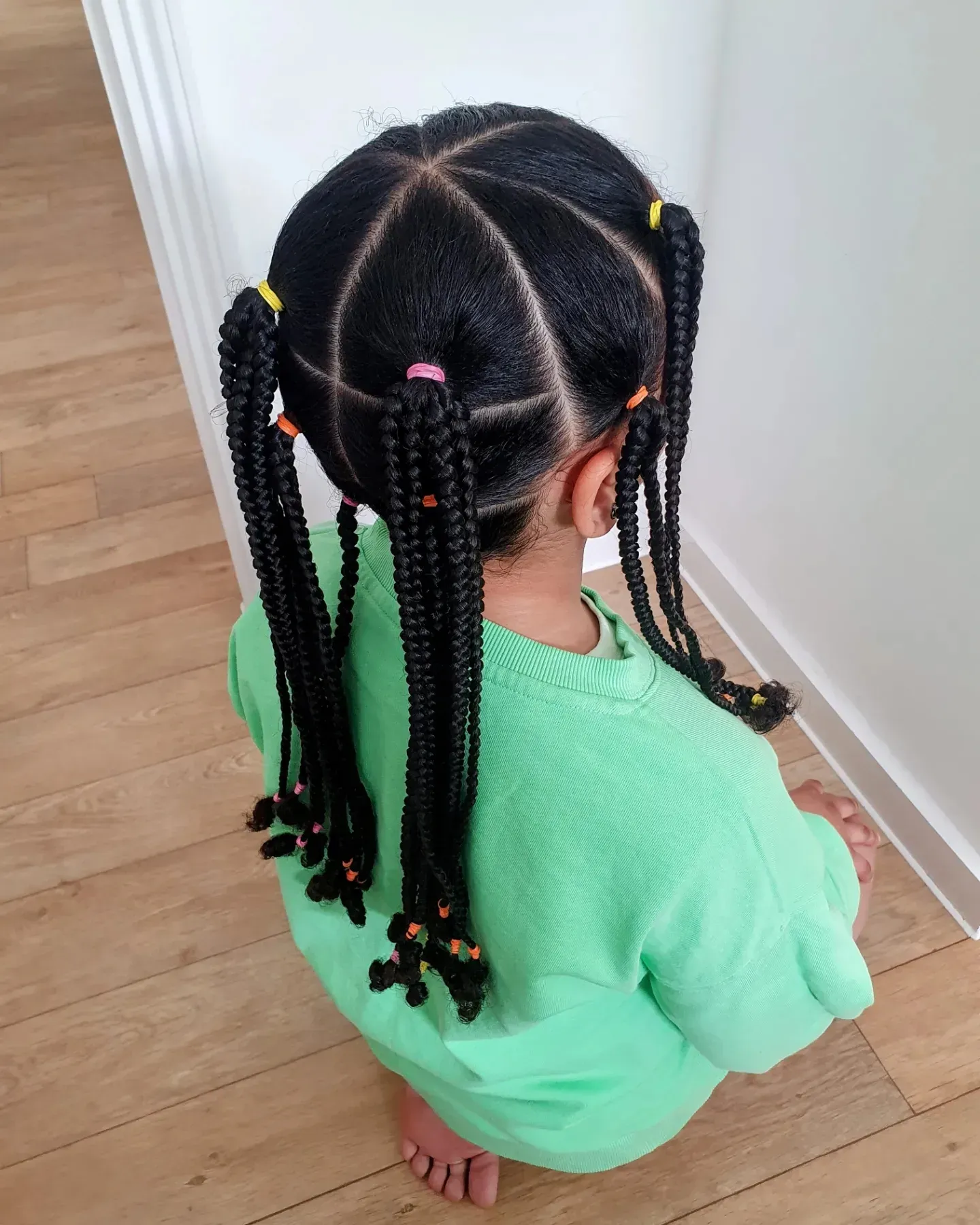 Sectioned Beaded Braids
