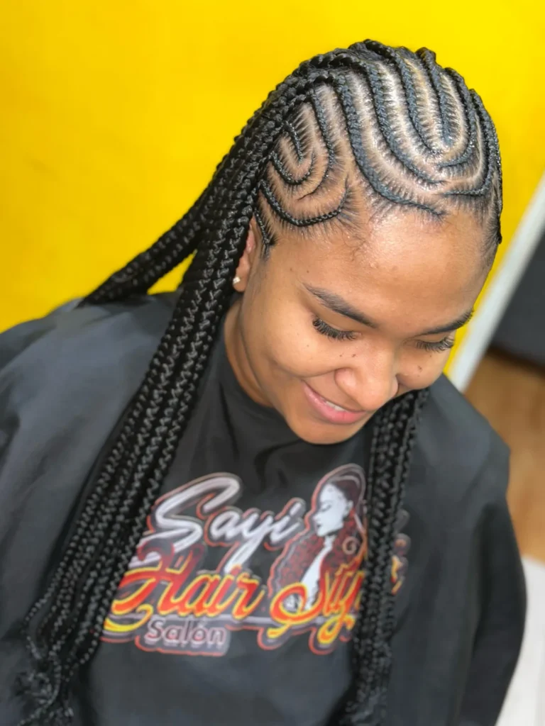 Serpentine Flow Fulani Braids