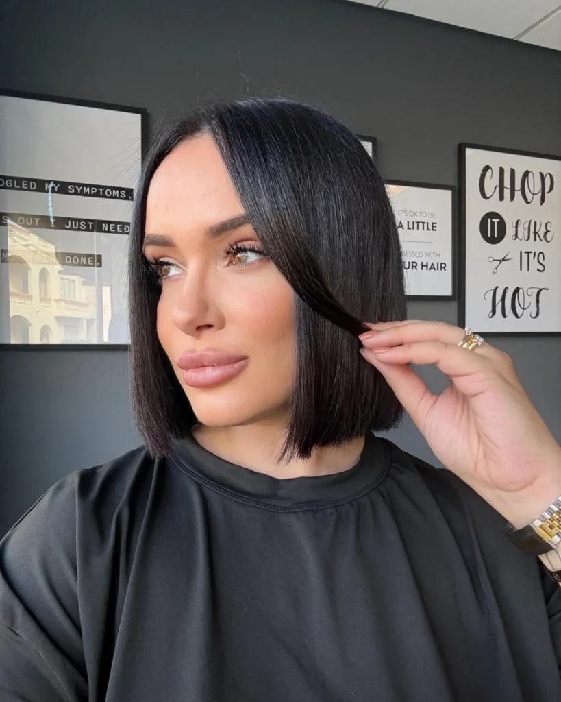 Sharp Blunt Italian Bob