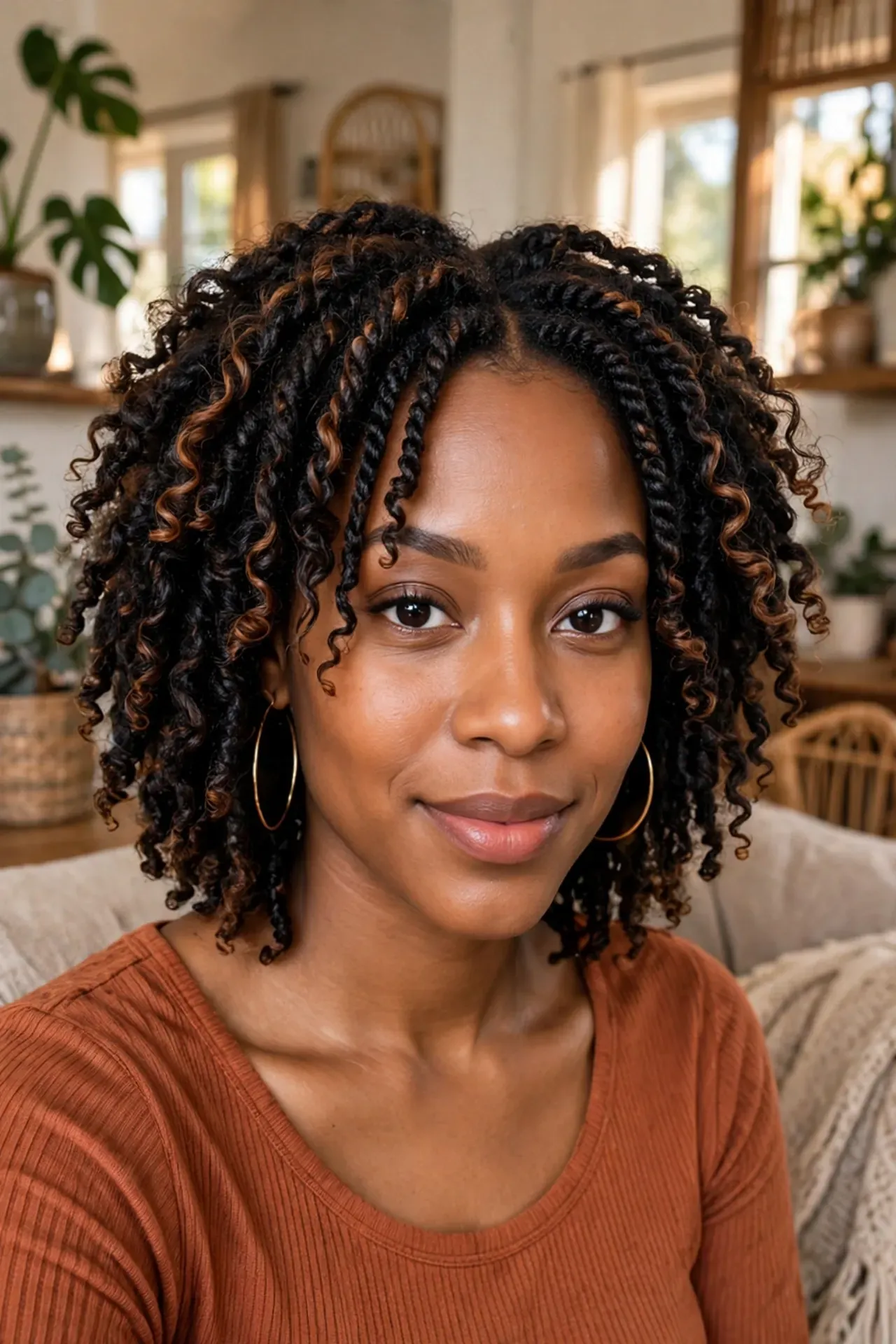 Short Crochet Passion Twists