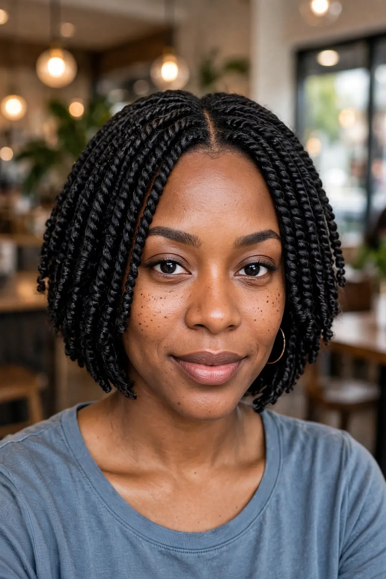Short Crochet Twist Bob