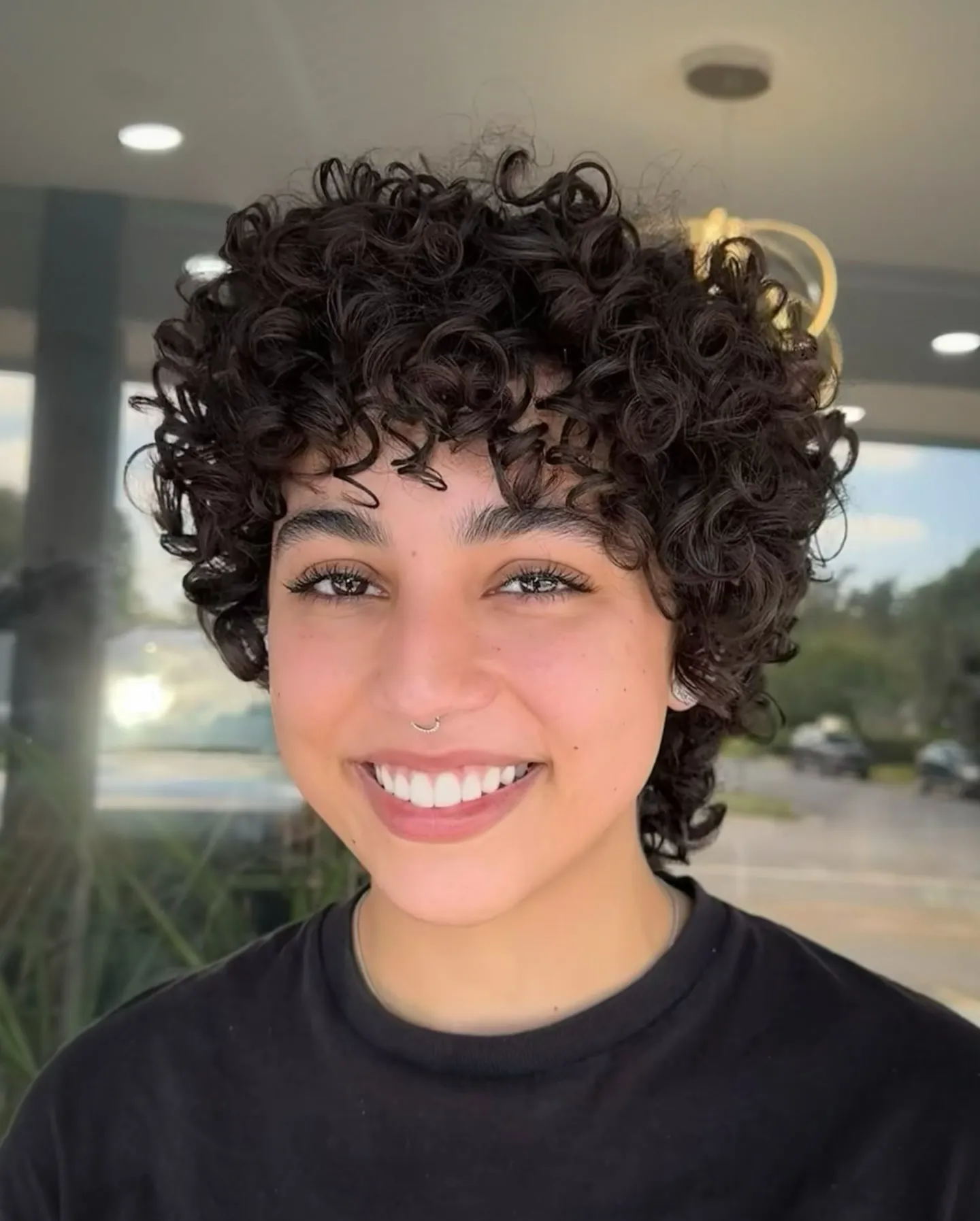 Short Curly Pixie Shag