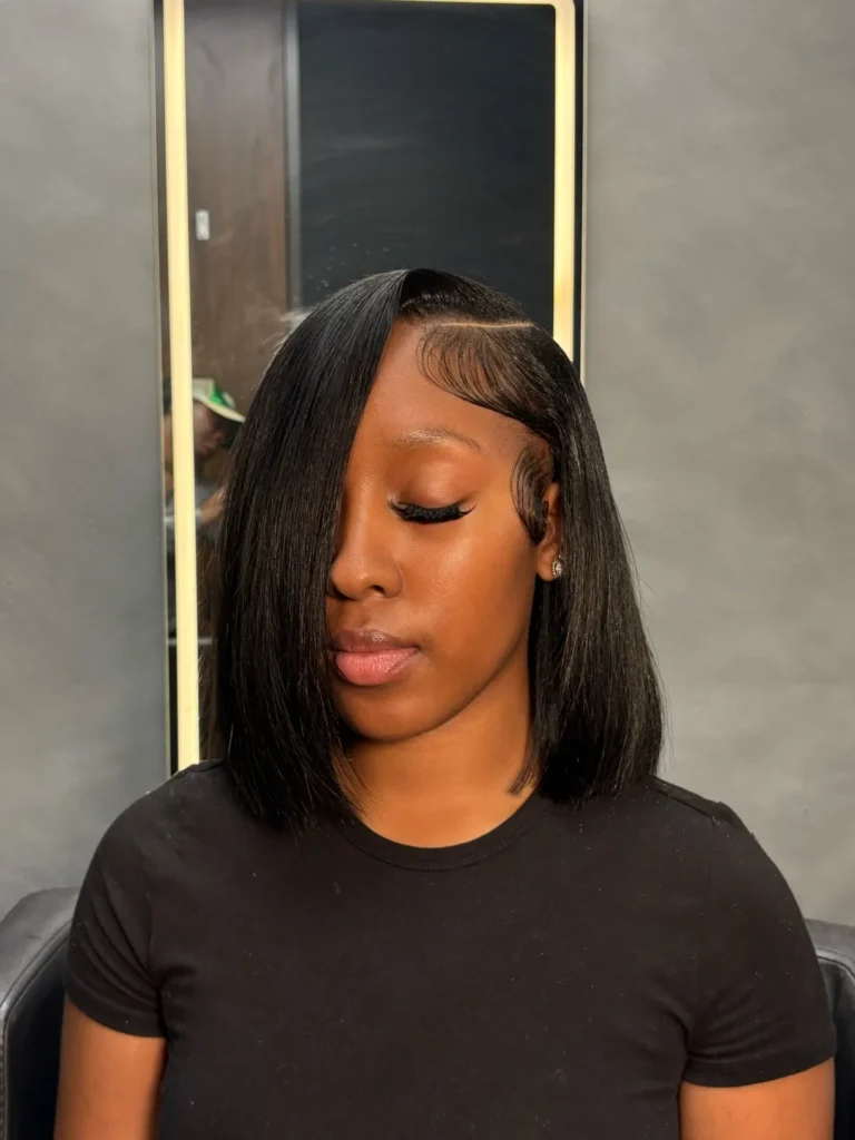 Side Part Classic Bob