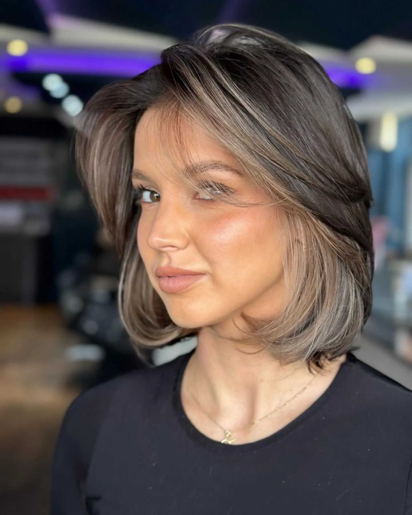 Side Swept Layered Cut