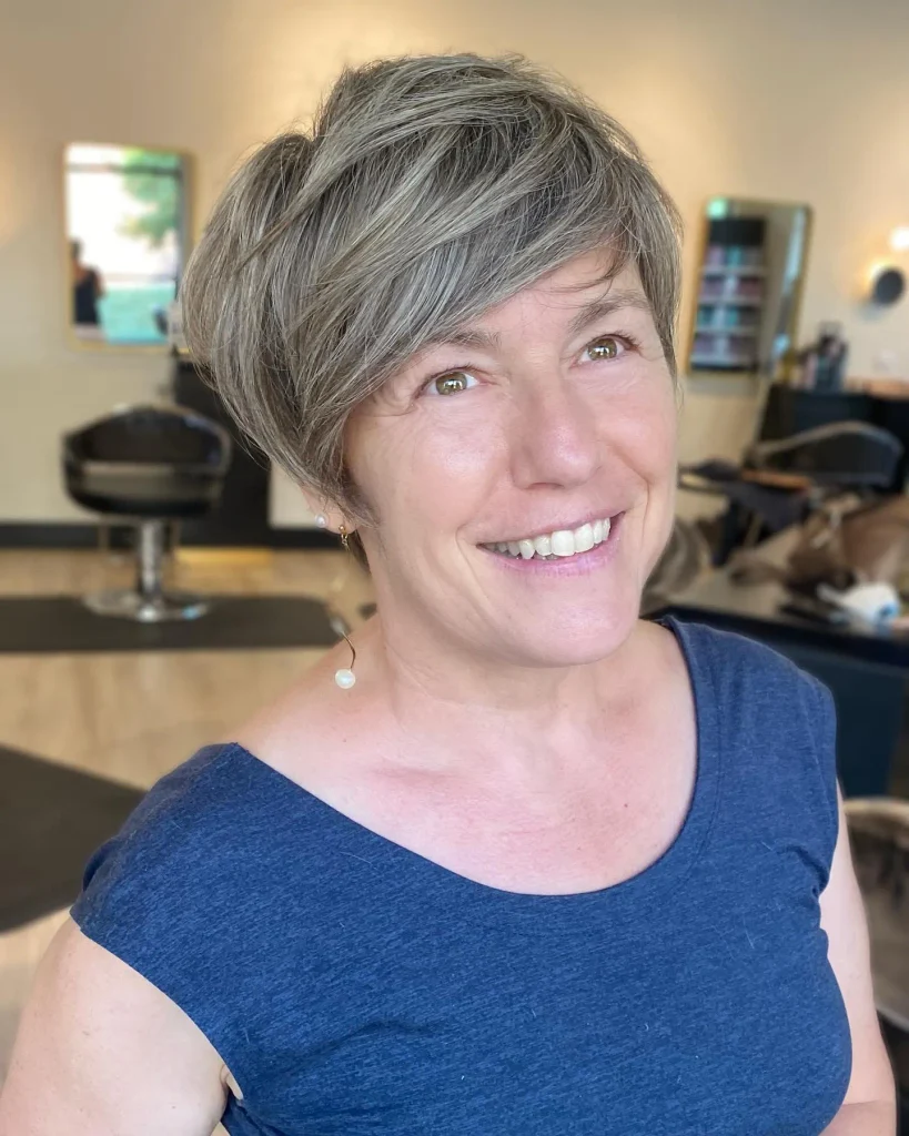 Silver Swept Pixie