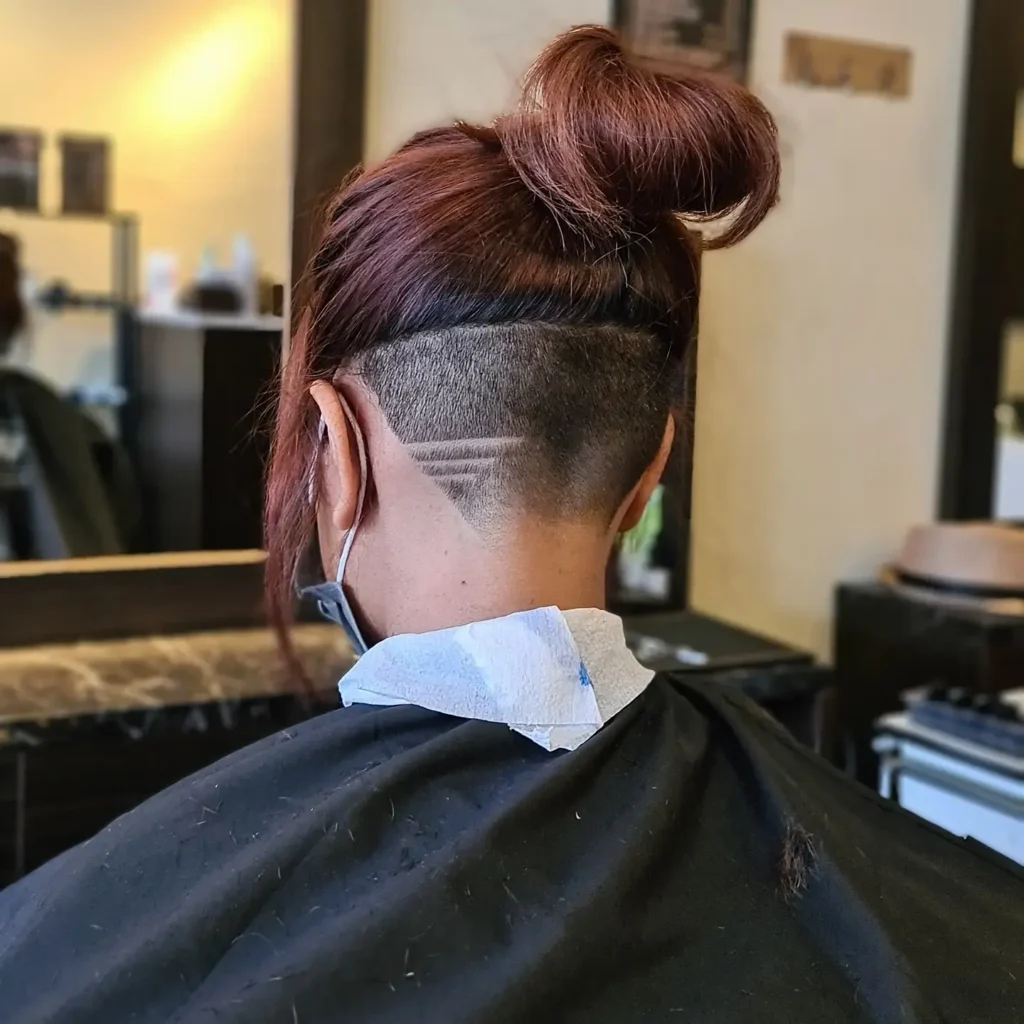 Sleek Bun Fade Undercut