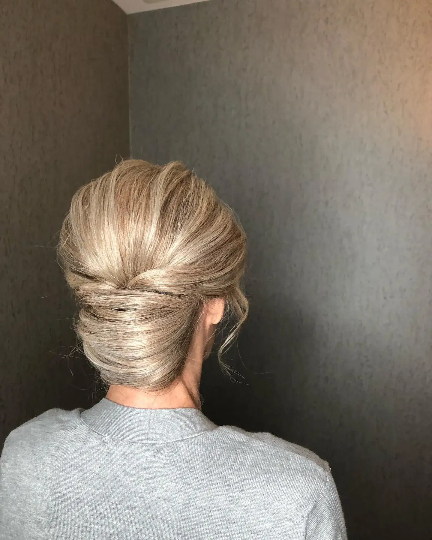 Sleek Champagne Chignon