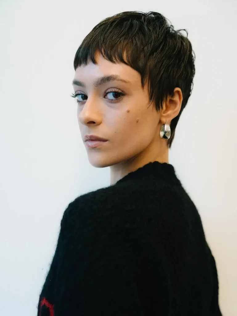 Sleek Micro Bang Pixie 