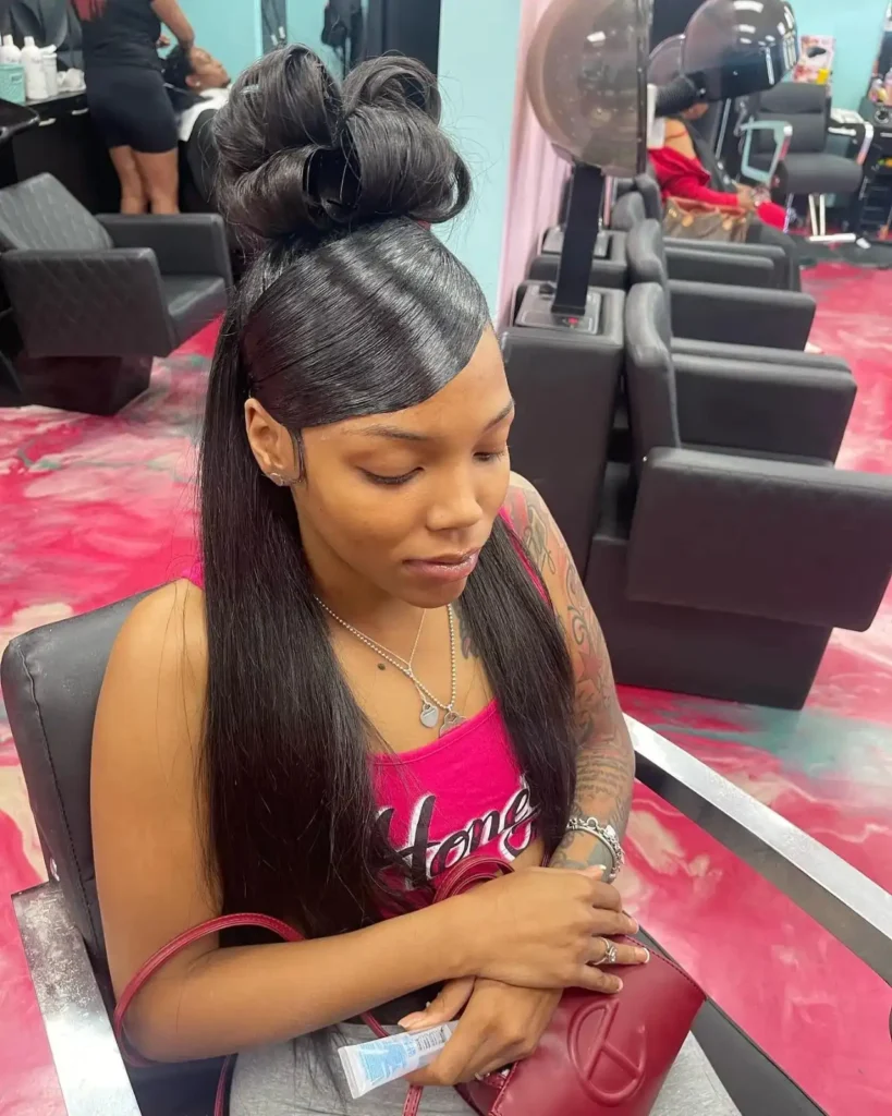 Sleek Swoop Freaknik Bun