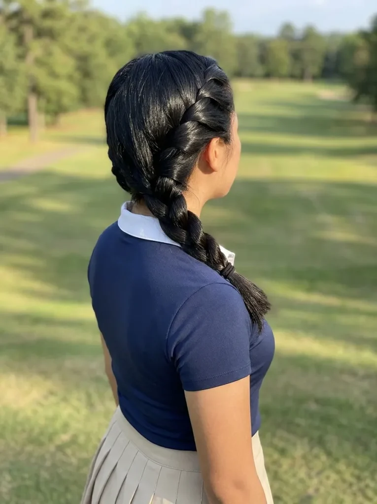 Sleek Twisted Side Braid