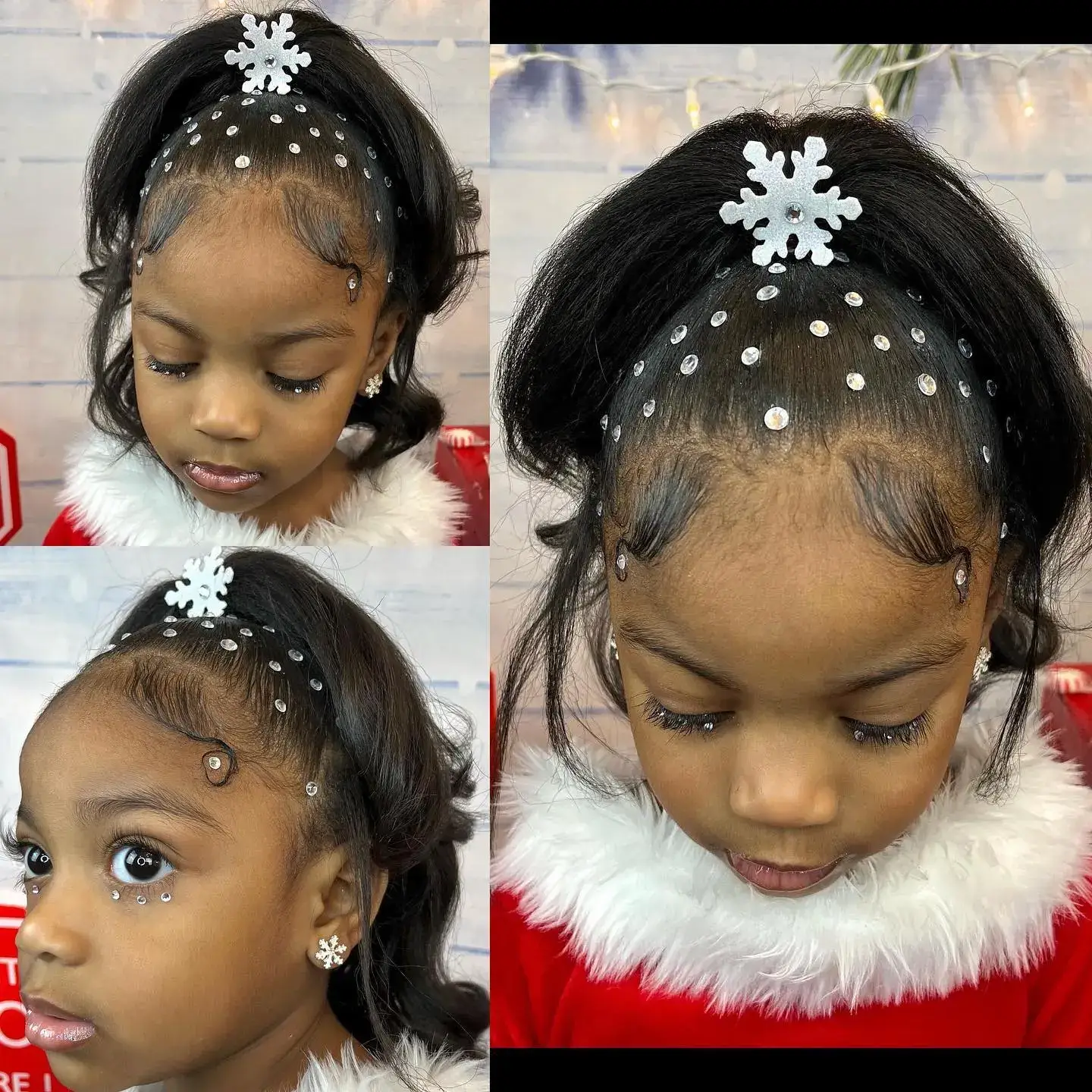 Snowflake Crystal Ponytail
