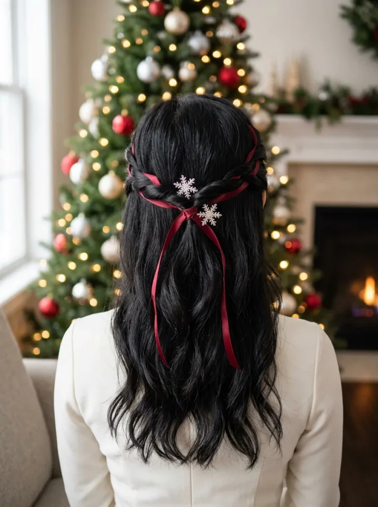 Snowflake Ribbon Crown