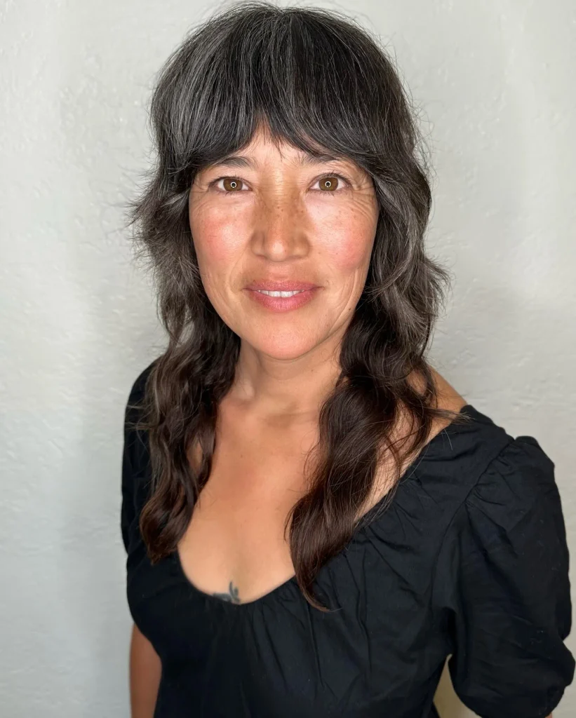 Soft Blunt Bob Bangs