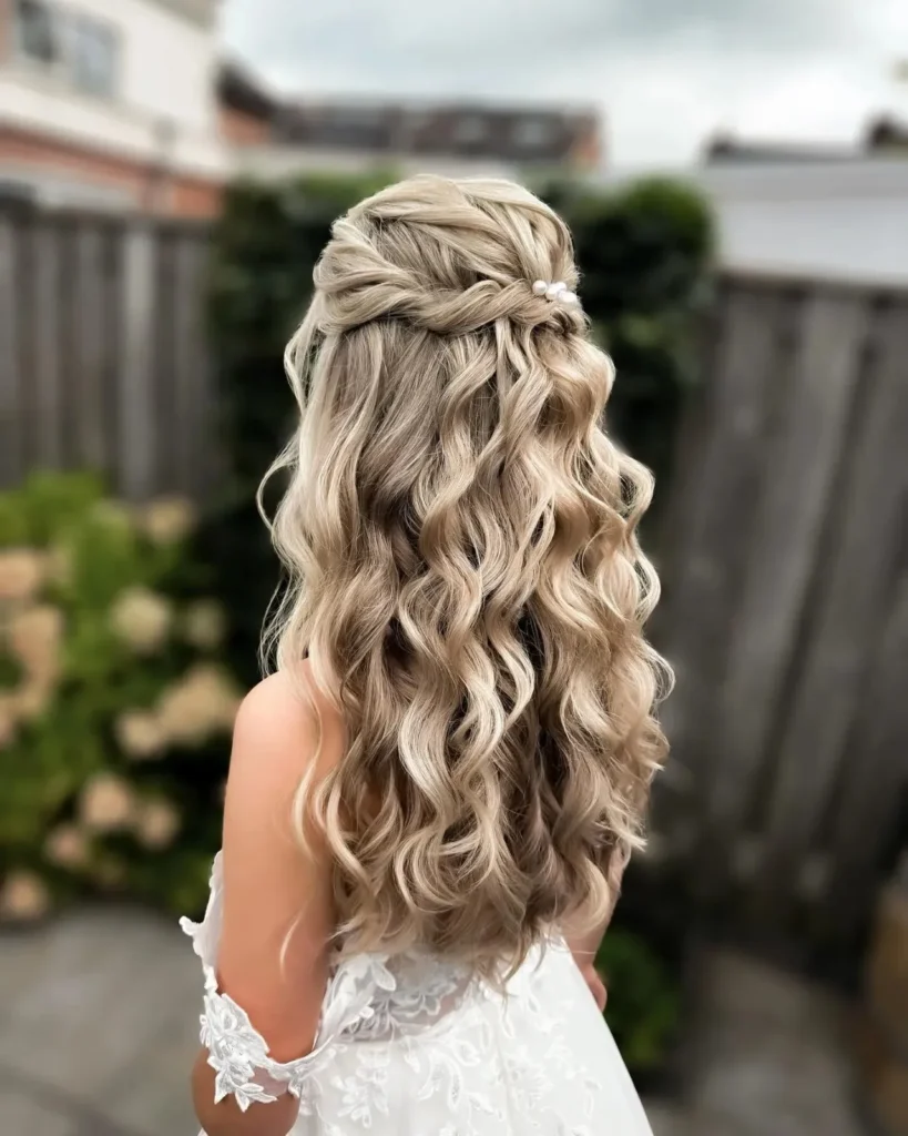 Soft Braided Half-Up Waves