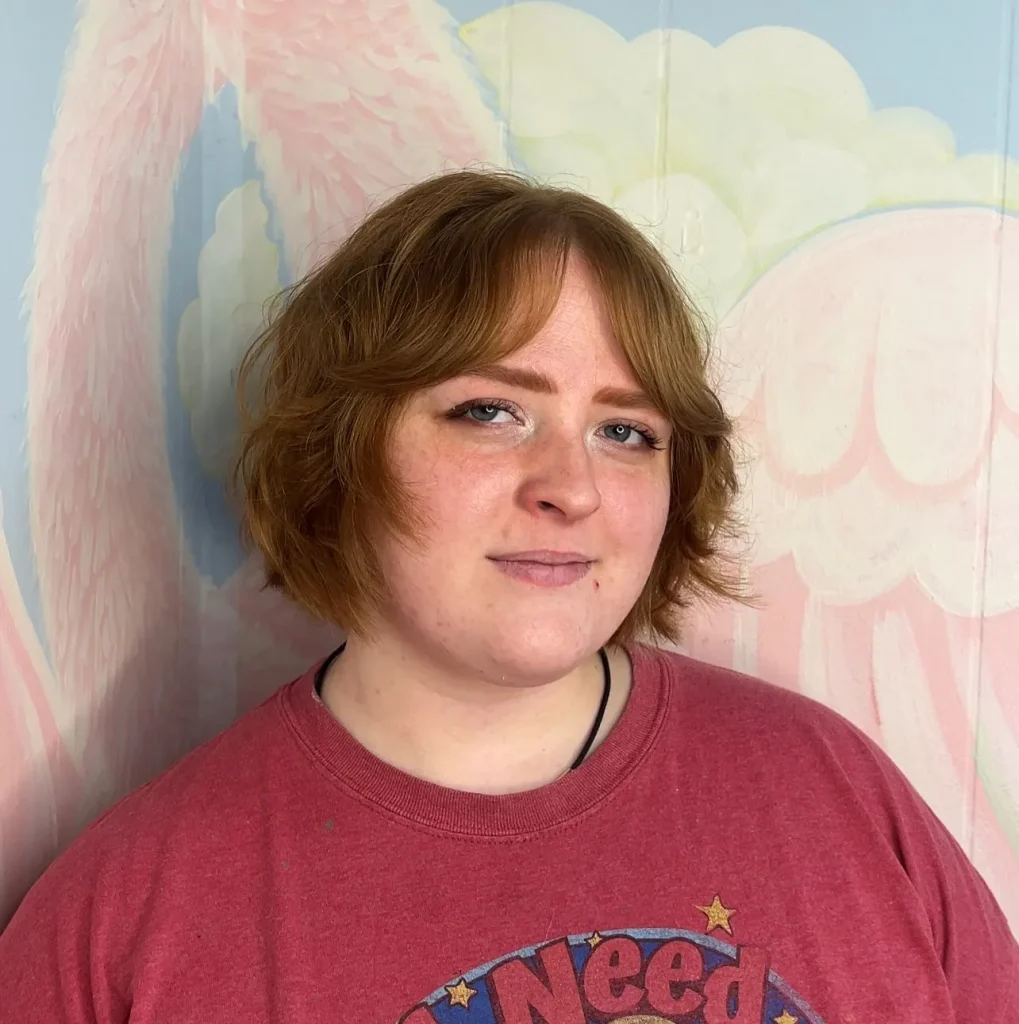 Soft Chestnut Shag Bob