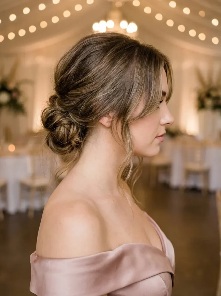 Soft Curtain Updo