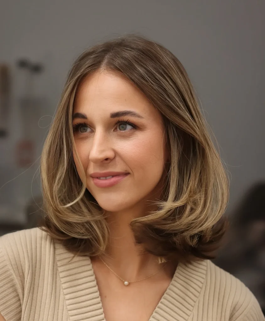 Soft Flip Contour Long Bob