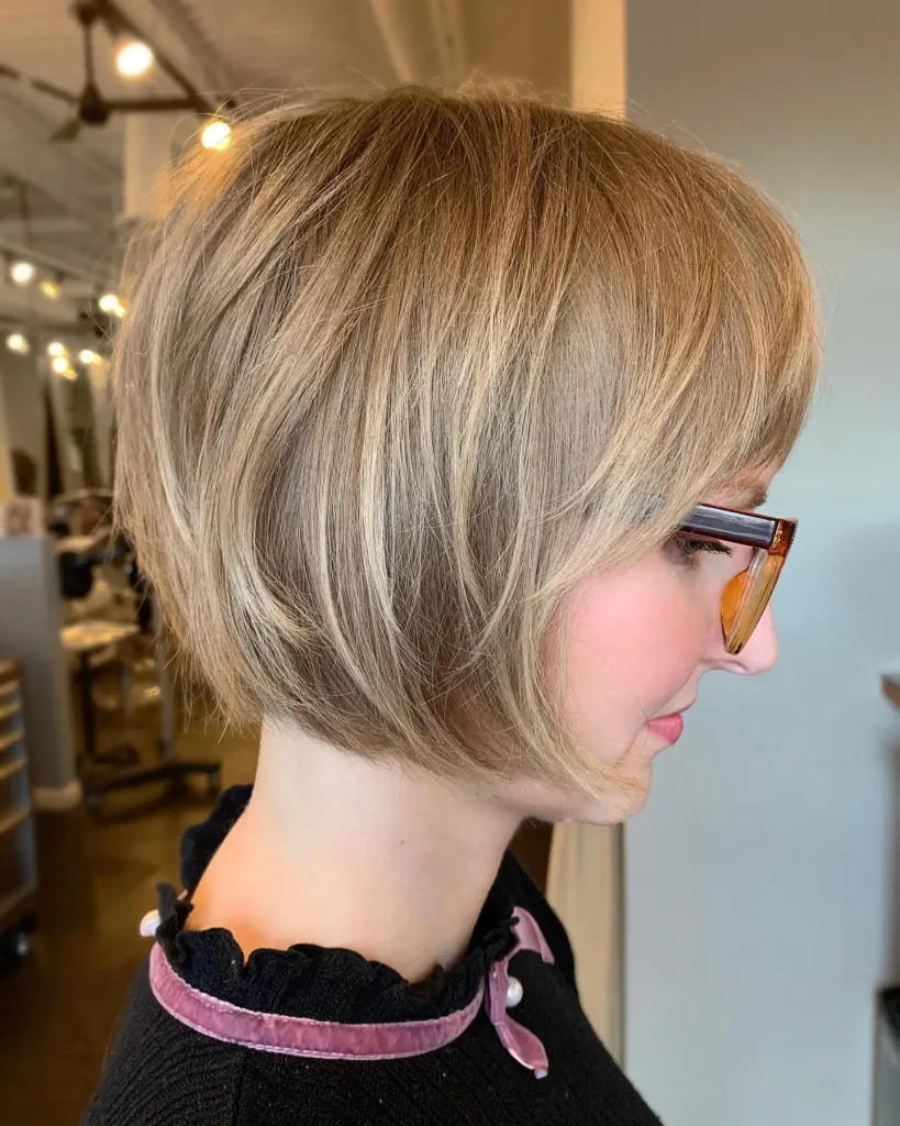 Soft Layered Stacked Bob