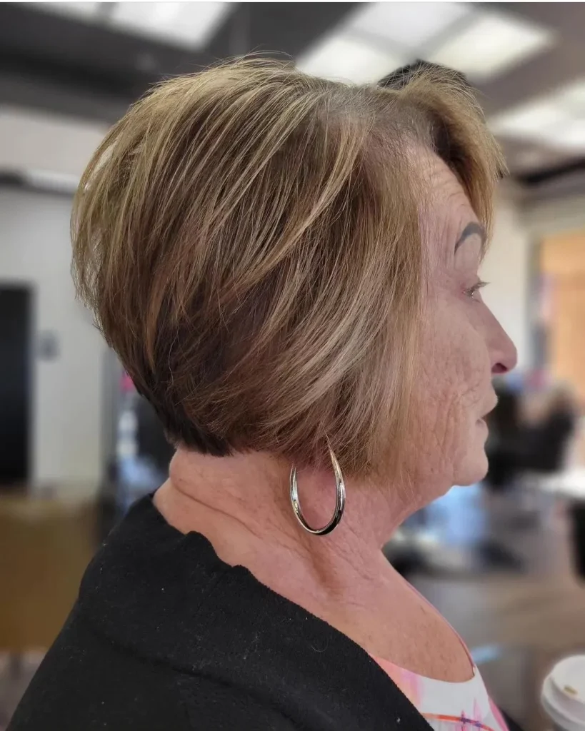 Soft Mocha Layered Bob