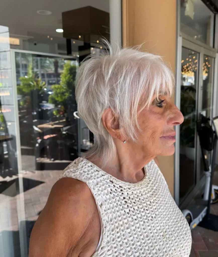 Soft Shaggy Pixie Mullet