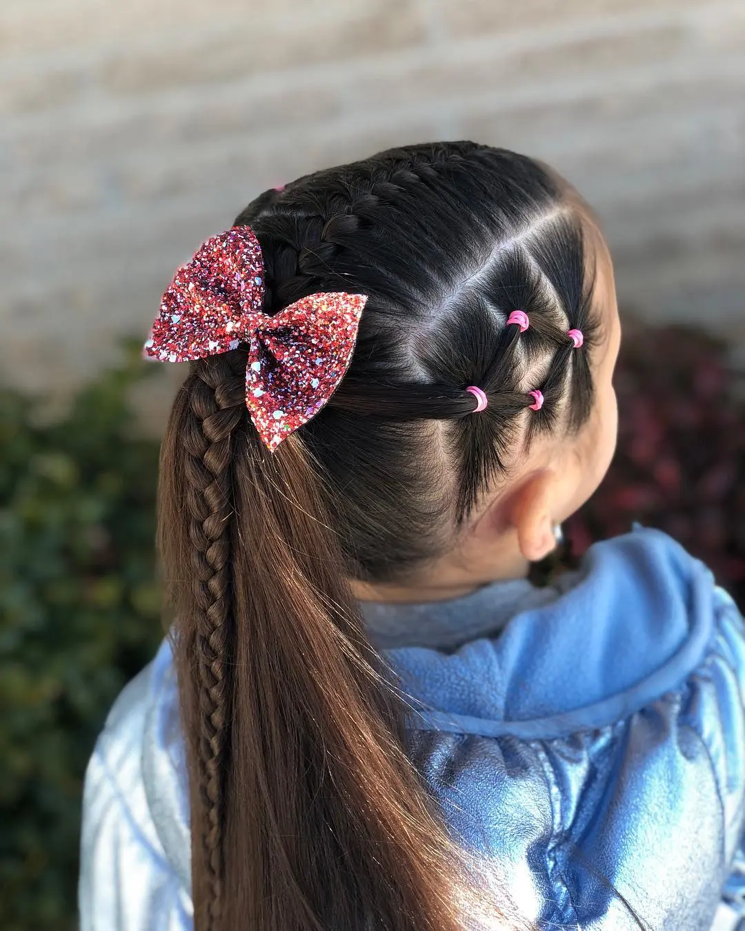 Sparkle Side Ponytail