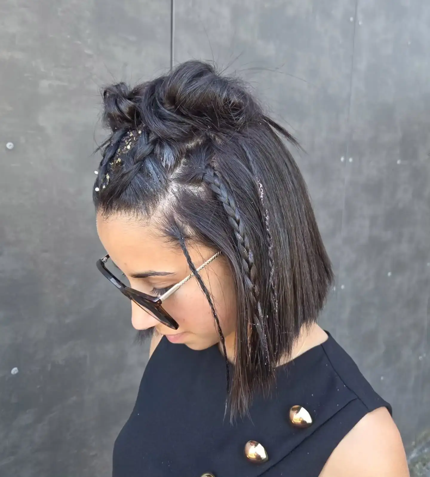 Sparkling Side Accent Braid