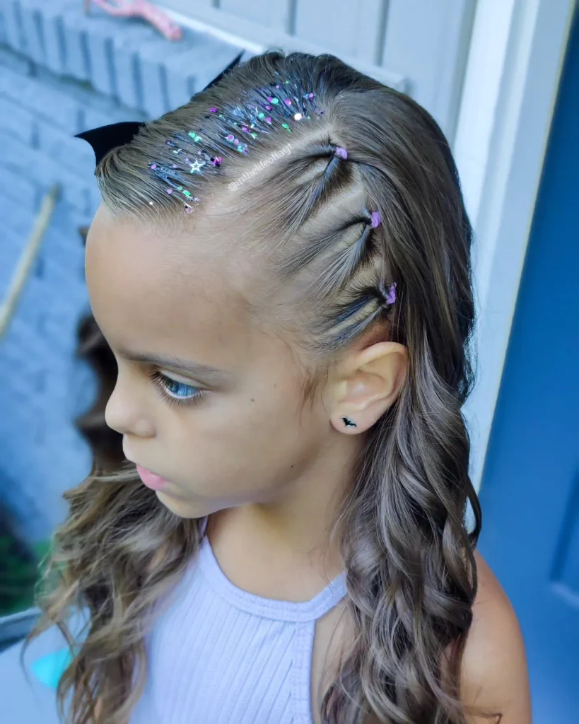 Sparkling Side Ponytail